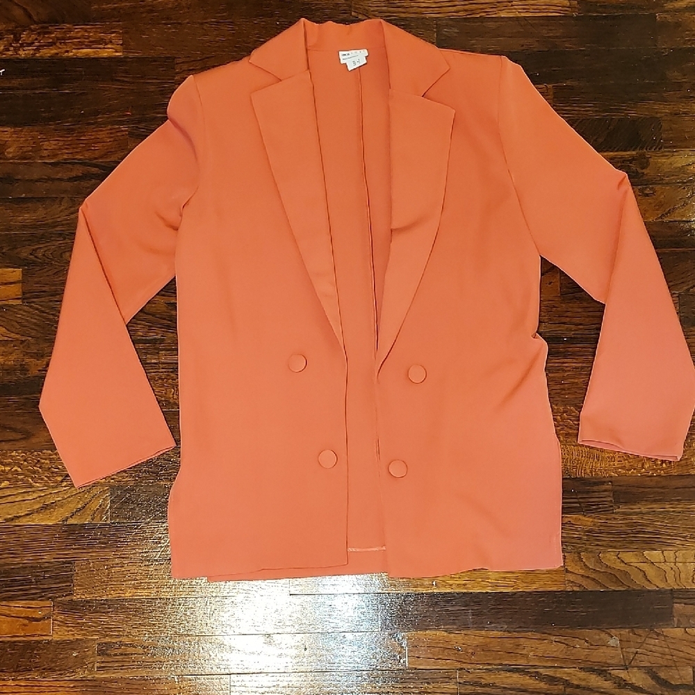 NWOT ASOS Luxe Peach Blazer Classic Suit Jacket